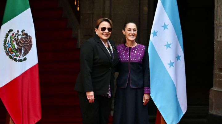 Sheinbaum se reúne con Xiomara Castro, presidenta de Honduras