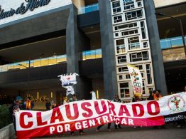 Habitantes de San Sebastián Xoco protestan en Mitikah por falta de agua y gentrificación