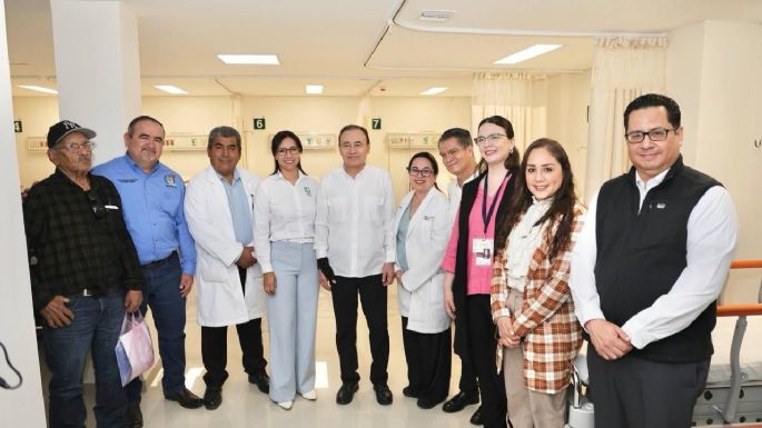 Gobernador Durazo construye Primer Hospital Universitario del país; supervisa llegada de equipamiento