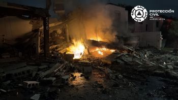 Explosión en vivienda de Pesquería, NL, deja dos muertos y seis heridos