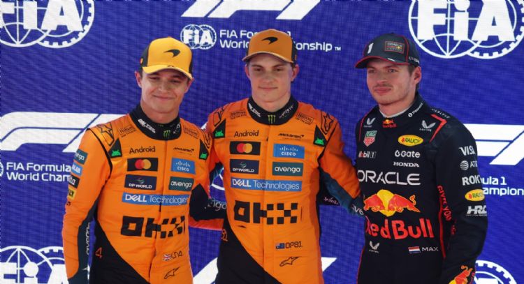 Piastri logra la pole position para el GP de Catar, seguido por Norris y Verstappen