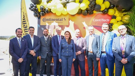 Gobernadora Teresa Jiménez inaugura segunda planta de Continental en Aguascalientes