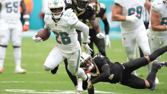 Los Dolphins superan 21-17 a los Saints y consiguen su tercera victoria consecutiva
