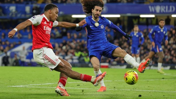 Chelsea se queda con 10 hombres, pero rescata el empate 1-1 contra el Arsenal