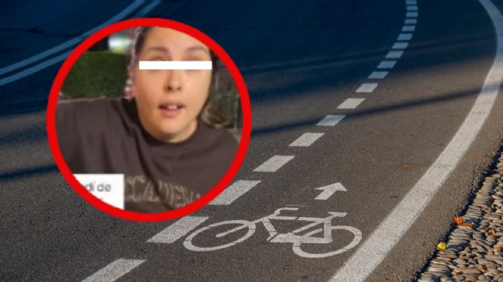 Conductora extranjera invade ciclovía en CDMX y su acompañante agrede a ciclista (VIDEO)