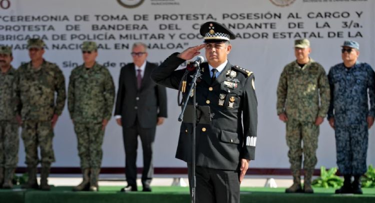 Nombran nuevo mando de la Guardia Nacional en Sinaloa