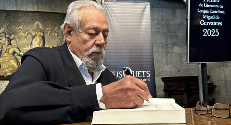 “Mi premio es un guiño de España”: Gonzalo Celorio sobre el Cervantes 2025