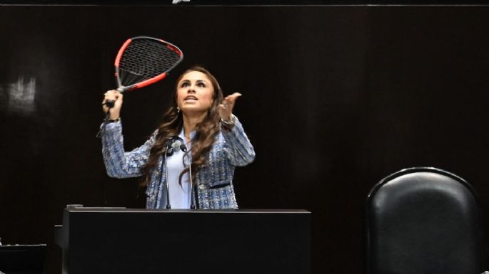 Paola Longoria se queja de reducción al deporte, pero no cuestiona excesos de la Conade