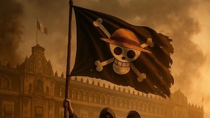 Generación Z convoca marcha contra la corrupción en México con banderas de One Piece