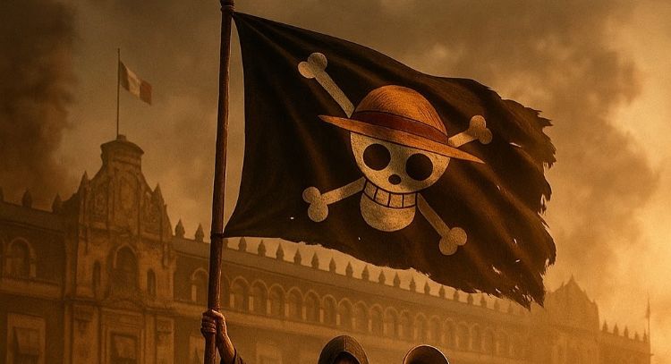Generación Z convoca marcha contra la corrupción en México con banderas de One Piece