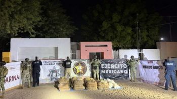 Decomisan media tonelada de metanfetamina en San Luis Río Colorado, Sonora