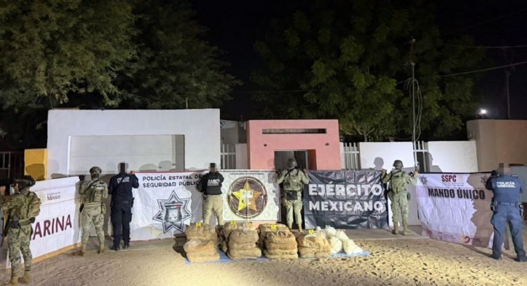 Decomisan media tonelada de metanfetamina en San Luis Río Colorado, Sonora
