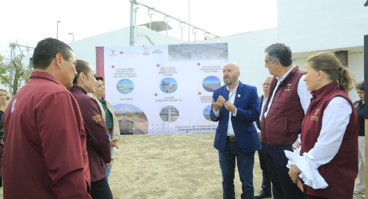 Supervisa Américo rehabilitación de tratadora de aguas residuales en Nuevo Laredo