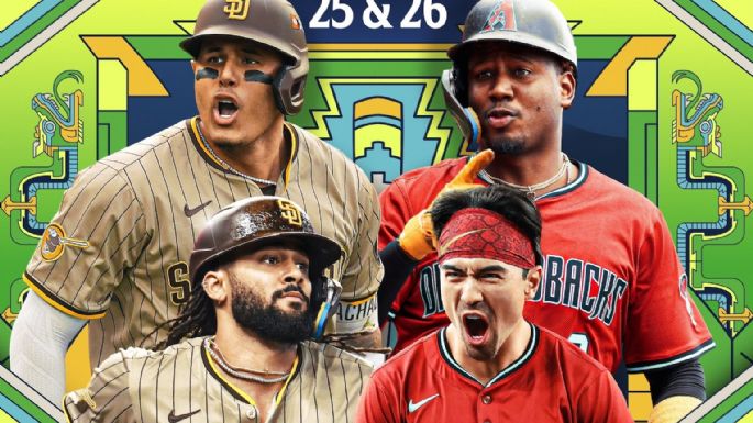 Padres contra Diamondbacks jugarán en el estadio Harp Helú en abril de 2026