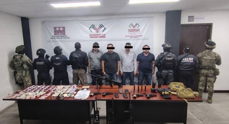 Caen integrantes del Cártel de Sinaloa en Chiapas; se hacían pasar por policías para delinquir