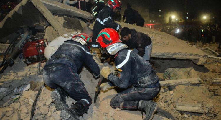 Derrumbe de edificio en Marruecos deja 22 muertos