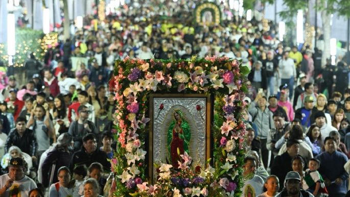 Llegan ocho millones de peregrinos a la Basílica de Guadalupe (Video)