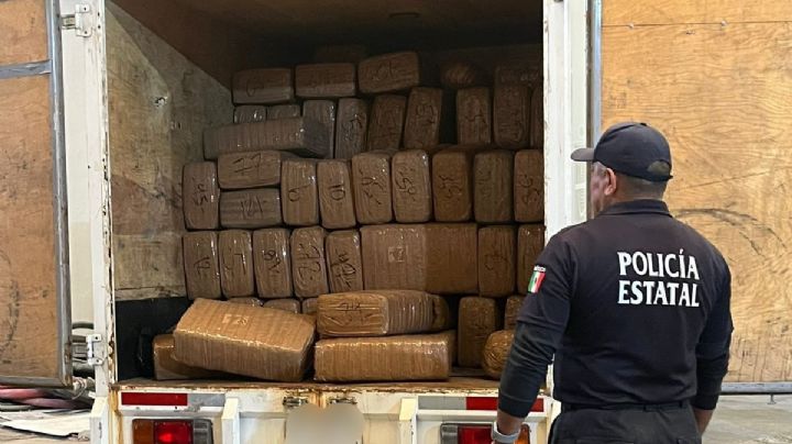 Aseguran 676 kilos de marihuana, cuatro de cocaína y 35 mil litros de hidrocarburos en Coahuila
