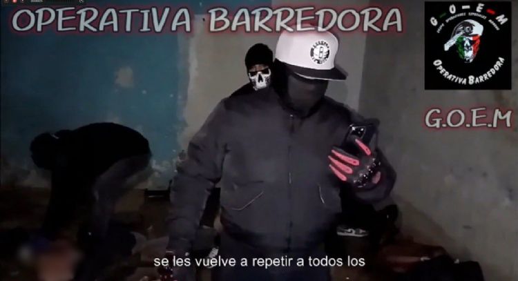 La Operativa Barredora del CJNG divulga video en el que ejecuta a tres personas