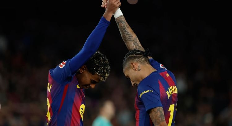 Raphinha marca doblete en la victoria del Barcelona 2-0 ante el Osasuna