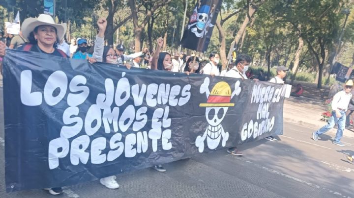 Generación Z sale a marchar: “no hay nada que celebrar” a siete años de la 4T