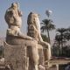 Egipto revela estatuas colosales restauradas de un faraón en Luxor