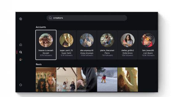 Instagram, ahora también en el televisor para ver los reels con amigos