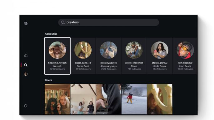 Instagram, ahora también en el televisor para ver los reels con amigos