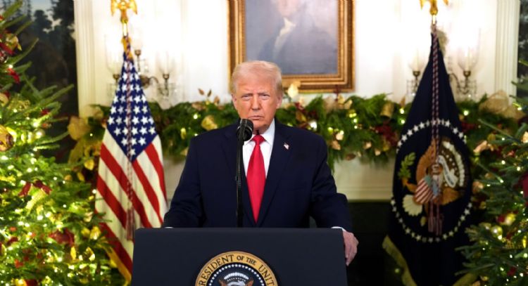 Trump presume “bonanza económica” en mensaje a la nación