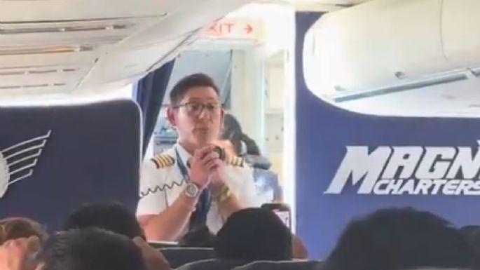 Piloto de Magnicharters secuestra un avión en el AICM tras ser despedido (Video)
