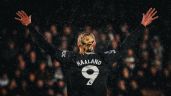 Foto ilustrativa de la nota titulada: Haaland marca su gol 100 en Premier League en la victoria del Manchester City 5-4 al Fulham (Video)