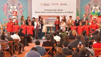 Lotería Nacional lanza Álbum Retro rumbo al Mundial 2026