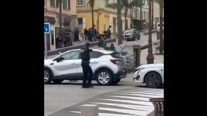 Hombre armado con cuchillo es abatido tras amenazar a transeúntes en Francia (Video)