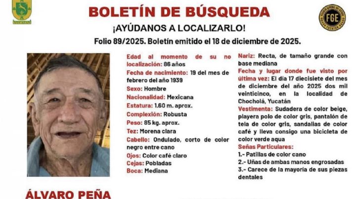 Un hombre de 86 años murió atropellado por el Tren Maya; estaba en calidad de desaparecido