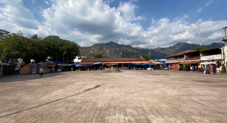 Recuperan plaza cívica de Tepoztlán tras décadas de comercio semifijo