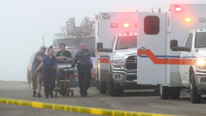 Avión de la Marina se estrella en Galveston, Texas; reportan al menos dos muertos