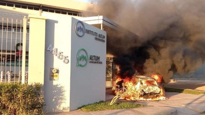 Suman tres colegios privados y dos casinos “vandalizados” con incendios deliberados en Culiacán