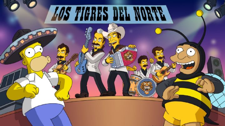 Los Tigres del Norte llegan a Los Simpson con un corrido inédito