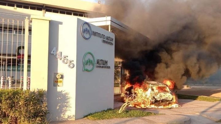 Suman tres colegios privados y dos casinos “vandalizados” con incendios deliberados en Culiacán