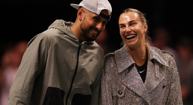 Kyrgios vence a Sabalenka en el último "Duelo de los Sexos" en tenis