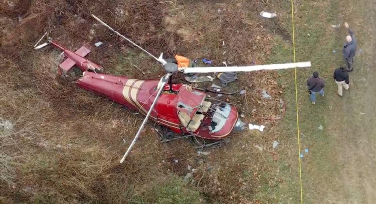 Un muerto y un herido en choque de helicópteros en Nueva Jersey (Video)