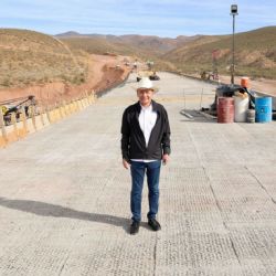 Gobernador Durazo supervisa avance del 80% de la carretera Bavispe-Nuevo Casas Grandes