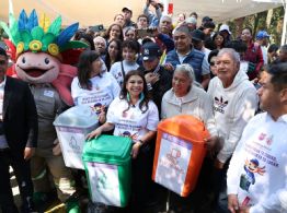 Brugada encabeza arranque de campaña para separación de residuos en CDMX