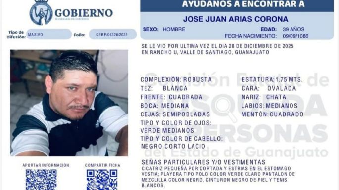 Buscan ahora a padre de un joven desaparecido por militares en Valle de Santiago
