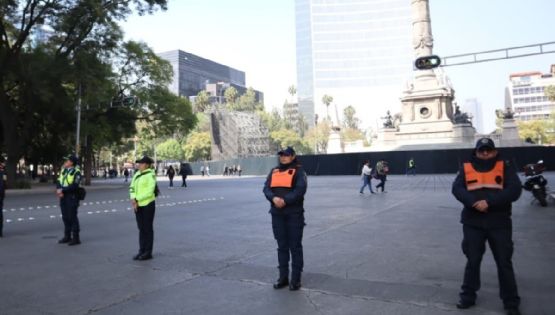 Despliegan a más de mil 300 policías para la “Fiesta Electrónica” en el Ángel de la Independencia