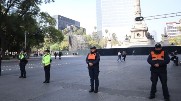 Despliegan a más de mil 300 policías para la “Fiesta Electrónica” en el Ángel de la Independencia