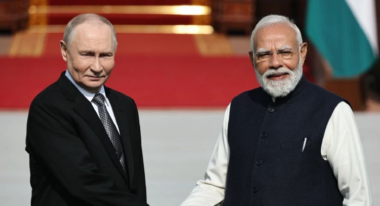 Putin y Modi anuncian expansión de lazos comerciales entre Rusia y la India