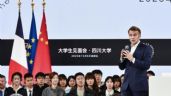 Foto ilustrativa de la nota titulada: Macron amenaza con responder con aranceles europeos al superávit comercial de China