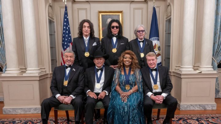 Trump presenta los premios del Centro Kennedy en honor a Sylvester Stallone, Kiss y Gloria Gaynor