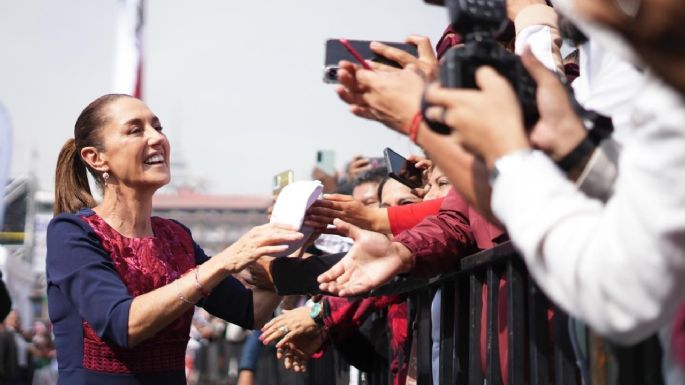 Acompaña Américo a la presidenta Sheinbaum en celebración de 7 años de la 4T